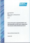 Buchcover Untersuchung des Langzeitverhaltens von Wärmepumpe und den darin eingesetzten hermetischen Kältemittelkompressoren