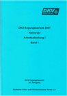 Buchcover DKV Tagungsbericht / Deutsche Kälte-Klima-Tagung 2007
