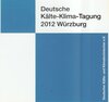 Buchcover DKV Tagungsbericht / Deutsche Kälte-Klima-Tagung
