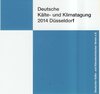Buchcover DKV Tagungsbericht / Deutsche Kälte- und Klima-Tagung