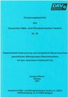 Buchcover Experimentelle Untersuchung und energetische Bewertung eines gewerblichen Wärmepumpen-Wäschetrockners mit dem natürliche