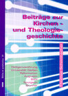 Buchcover Beiträge zur Kirchen- und Theologiegeschichte