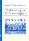 Buchcover Die Entstehung des Kurfürstenkollegiums