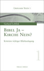Buchcover Bibel Ja - Kirche Nein?