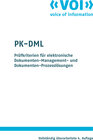 Buchcover PK-DML Prüfkriterien für Dokumentenmanagement- und Dokumentenprozesslösungen