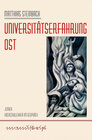 Buchcover Universitätserfahrung Ost