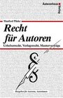 Buchcover Recht für Autoren