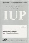 Buchcover Ungreifbares Vermögen und Unternehmensführung