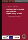 Buchcover Kulturwissenschaftliche Perspektiven der Disability Studies