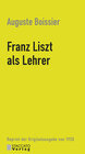 Buchcover Franz Liszt als Lehrer