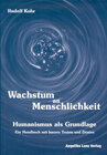 Buchcover Wachstum an Menschlichkeit