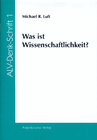 Buchcover Was ist Wissenschaftlichkeit?