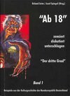 Buchcover """Ab 18"" - zensiert, diskutiert, unterschlagen. Zensur in der deutschen... / """Ab 18"" - zensiert, diskutiert, unters