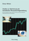 Buchcover Ansätze zur Optimierung der betrieblichen Personalvermögensbildung
