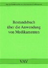 Buchcover Bestandsbuch über die Anwendung von Medikamenten