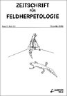 Buchcover Zeitschrift für Feldherpetologie