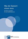 Buchcover Was der Gastwirt wissen muss