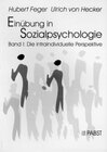 Buchcover Einübung in Sozialpsychologie / Einübung in Sozialpsychologie
