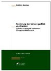 Buchcover Förderung der Servicequalität von Banken