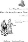 Buchcover Concerto à quattro senza basso für 4 Klarinetten