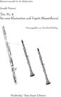 Buchcover Trio Nr. 4 für zwei Klarinetten und Fagott (Bassetthorn)