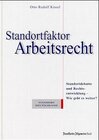 Buchcover Standortfaktor Arbeitsrecht
