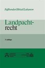 Buchcover Landpachtrecht