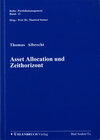 Buchcover Asset Allocation und Zeithorizont