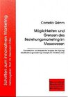 Buchcover Möglichkeiten und Grenzen des Beziehungsmarketing im Messewesen