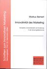 Buchcover Innovativität des Marketing
