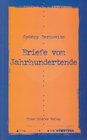 Buchcover Briefe vom Jahrhundertende