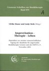 Buchcover Improvisation - Therapie - Leben