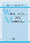 Buchcover Wissenschaft oder Meinung?