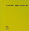 Buchcover Architekturpreis NiedrigEnergieBau 1999