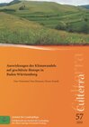 Buchcover Auswirkungen des Klimawandels auf geschützte Biotope in Baden-Württemberg
