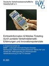 Buchcover Echtzeitinformation & Mobiles Ticketing durch portable Verkehrstelematik: Erfahrungen und Innovationspotentiale