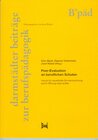Buchcover Peer-Evaluation an beruflichen Schulen