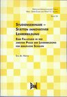 Buchcover Studienseminare - Stätten innovativer Lehrerbildung