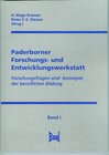 Buchcover Paderborner Forschungs- und Entwicklungswerkstatt