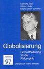 Buchcover Bamberger Hegelwochen / Globalisierung. Herausforderung für die Philosophie