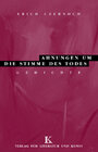 Buchcover Ahnungen um die Stimme des Todes
