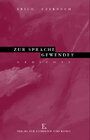 Buchcover Zur Sprache gewendet