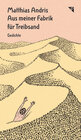 Buchcover Aus meiner Fabrik für Treibsand