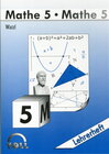 Buchcover Mathe 5