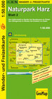 Buchcover Naturpark Harz Blatt 2 Ost Wander- und Freizeitkarte