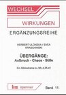 Buchcover Übergänge: Aufbruch - Chaos - Stille