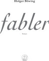 Buchcover Fabler