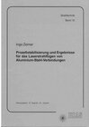 Buchcover Prozessstabilisierung und Ergebnisse für das Laserstrahlfügen von Aluminium-Stahl-Verbindungen