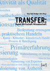 Buchcover Transfer: Kunst Wirtschaft Wissenschaft