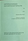 Buchcover Essays on Institutions in Health Care and Labor Markets